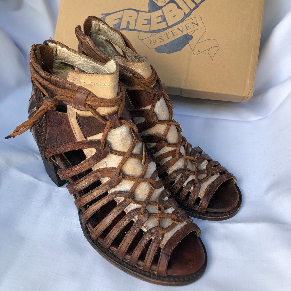 Freebird by Steven Wazee Leather Sandals